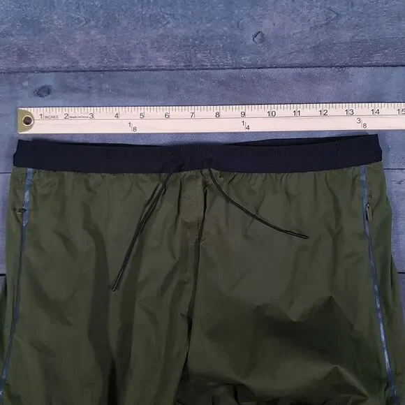 NIKE Storm-Fit ADV Run Division Running Pants Mens Size‎ SMALL Rough Green